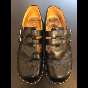 Black Dr. Marten Mary Jane VINTAGE MADE IN ENGLAND